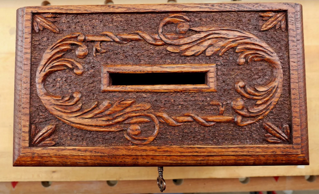 Money Collection Box by A. Lammers Furniture